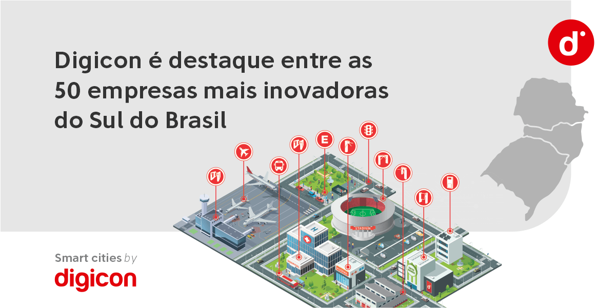 Digicon é destaque entre as 50 empresas mais inovadoras do Sul do Brasil